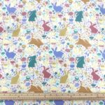 Bunnies Easter Polycotton