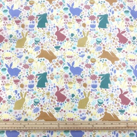 Bunnies Easter Polycotton - Image 3