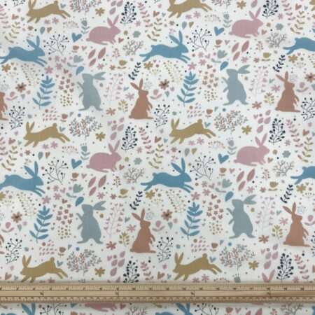 Bunnies Easter Polycotton - Image 5