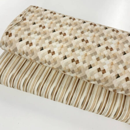Sand Stripes Cotton Jersey