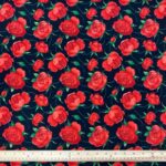 Red Roses Cotton Poplin