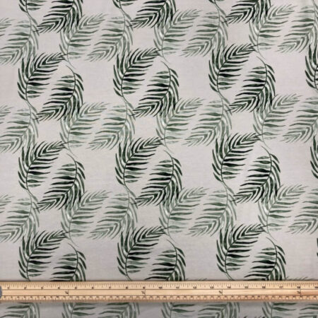 Palm Leaves Cotton Jersey - Image 2