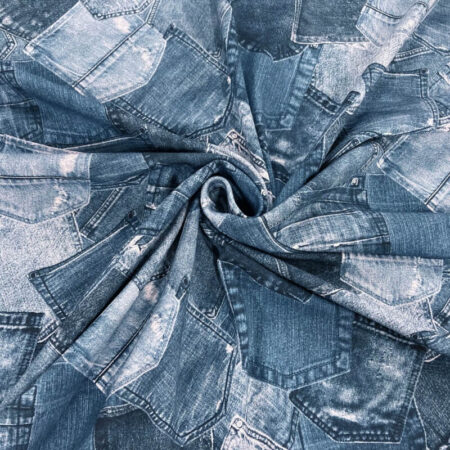 Jeans Pockets Cotton Jersey - Image 2