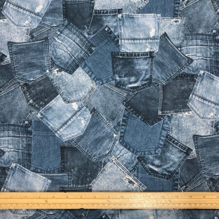 Jeans Pockets Cotton Jersey - Image 3
