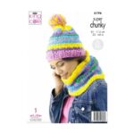 King Cole Sweater and Accessories Pattern 6196