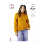 King Cole Sweater and Cardigan Pattern 6218