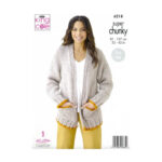King Cole Sweater and Cardigan Pattern 6218