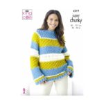 King Cole Sweater and Cardigan Pattern 6219