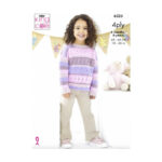 King Cole Sweater and Cardigan 6325