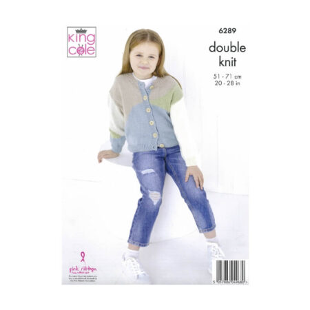 King Cole Sweater and Cardigan Pattern 6289 - Image 2