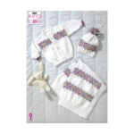 King Cole Jacket, Cardigan, Hats and Blankets Pattern 6292