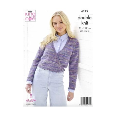 King Cole Cardigans Pattern 6173 - Image 2