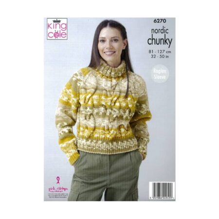 King Cole Sweaters Pattern 6270 - Image 2