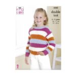 King Cole Sweater and Cardigan Pattern 6260