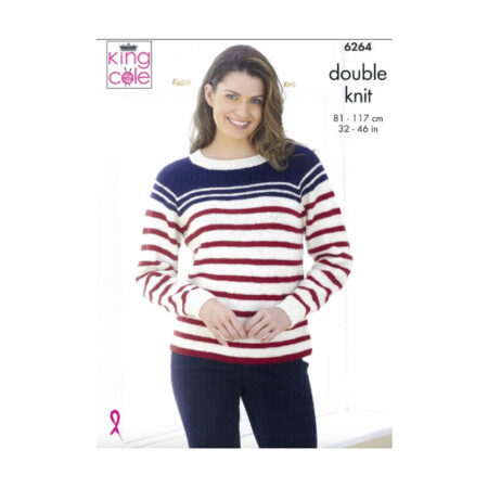 King Cole Sweaters Pattern 6264