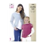 King Cole Cardigan, Sweaters and Top Pattern 6266