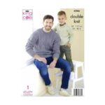 King Cole Cardigan, Sweaters and Top Pattern 6266