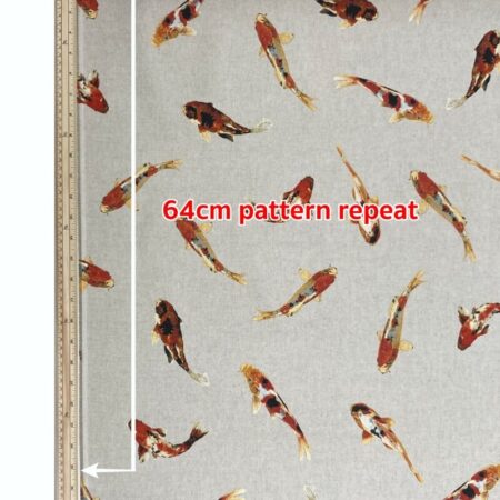 Koi Carp Linen Look - Image 2