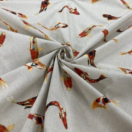 Koi Carp Linen Look - Image 3