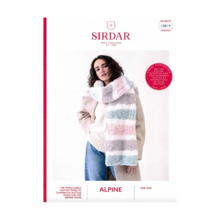 Sirdar Scarf Pattern 10814