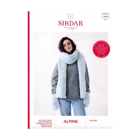 Sirdar Mittens & Scarf Pattern 10816