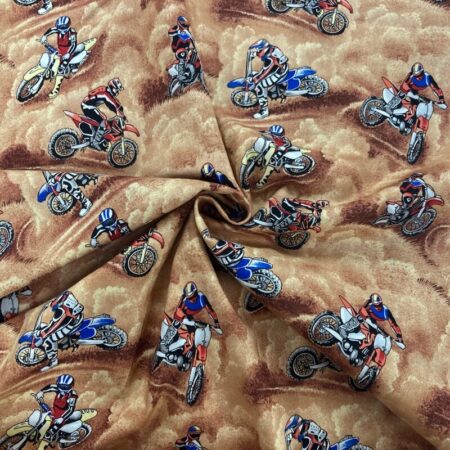 Dirt Bike Motorcross Cotton