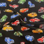 Hot Rod Cars Cotton