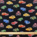 Hot Rod Cars Cotton
