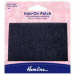 Iron-On Patch Dark Denim
