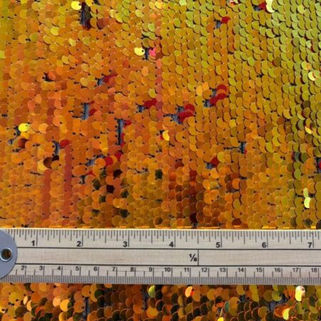 Fiery Multicoloured Sequin Tulle - Image 2