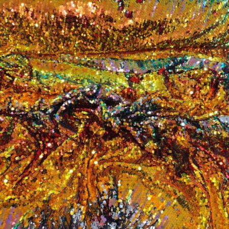 Fiery Multicoloured Sequin Tulle - Image 6