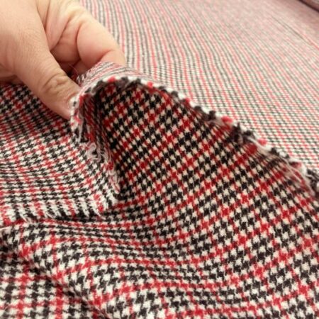 Red Dogtooth Poly-Wool - Image 5