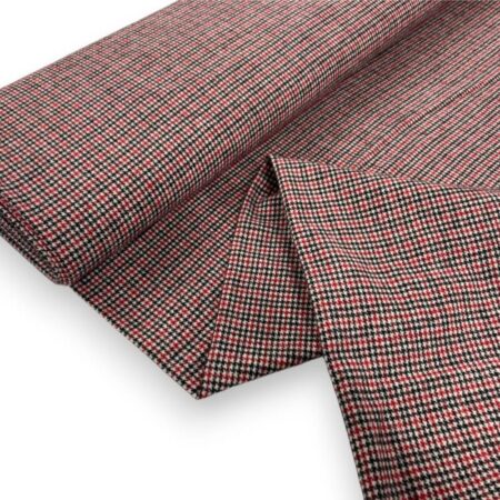 Red Dogtooth Poly-Wool