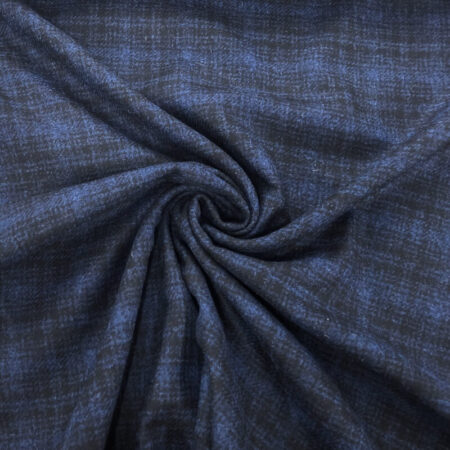 Navy Check Wool - Image 3