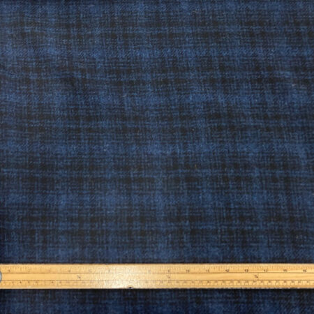 Navy Check Wool - Image 2