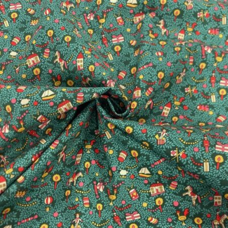 Liberty Festive Fair Christmas Cotton - Image 4