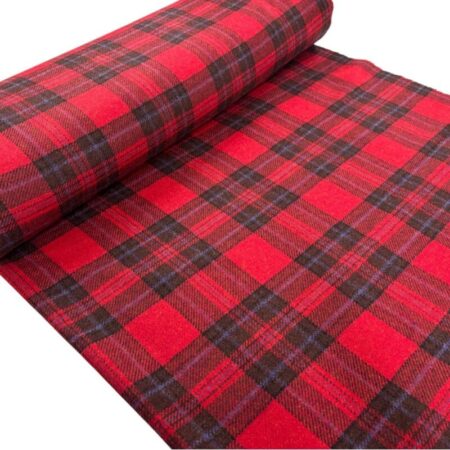 Red Plaid British Wool