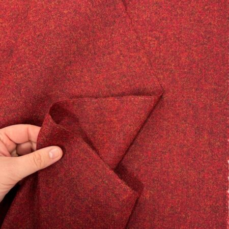 Brick Red British Wool - Image 3