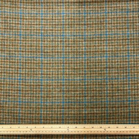 Sand and Sage Wool Tweed Check - Image 2