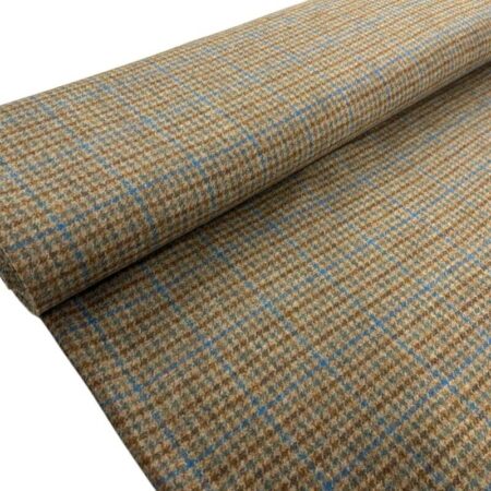 Sand and Sage Wool Tweed Check