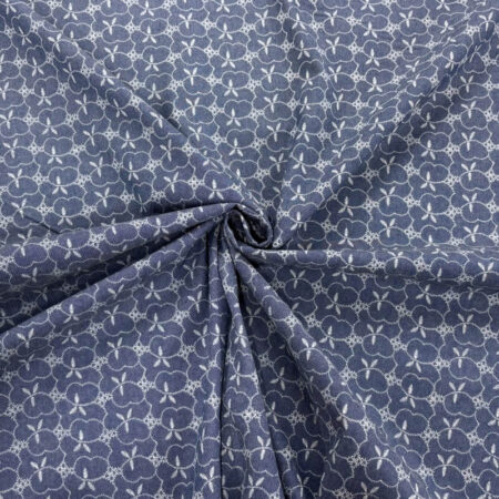 Anglaise Embroidery-Look Chambray - Image 3
