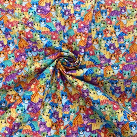 Cool Cats Quilting Cotton - Image 2