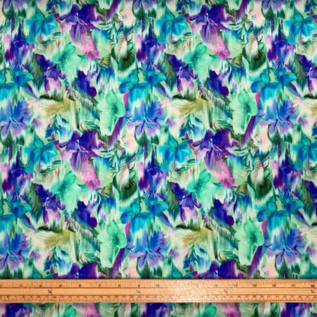 Waterfall Hibiscus Cotton Jersey - Image 2