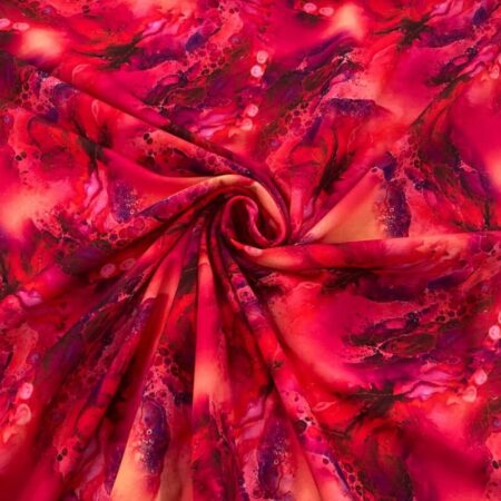 Love Potion Red-Pink Cotton jersey - Image 2