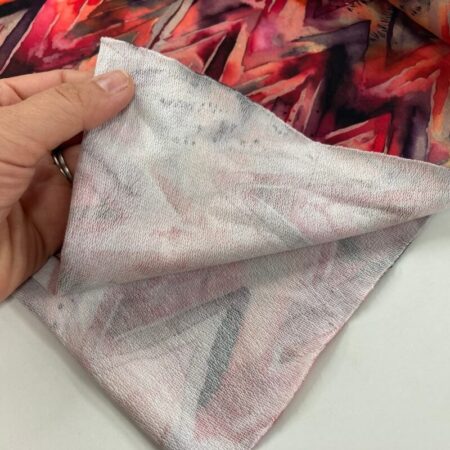 Watercolour Zigzag French Terry Jersey - Image 3