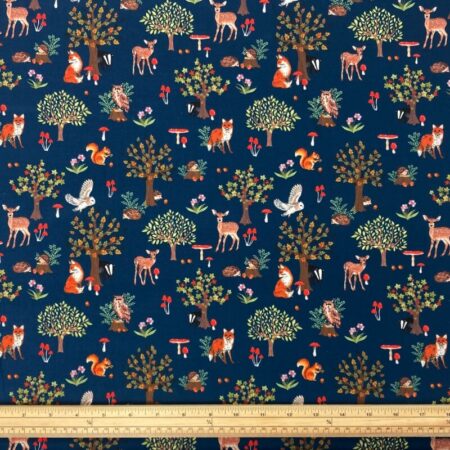 Forest Wonder Woodland Animals Cotton - Image 2
