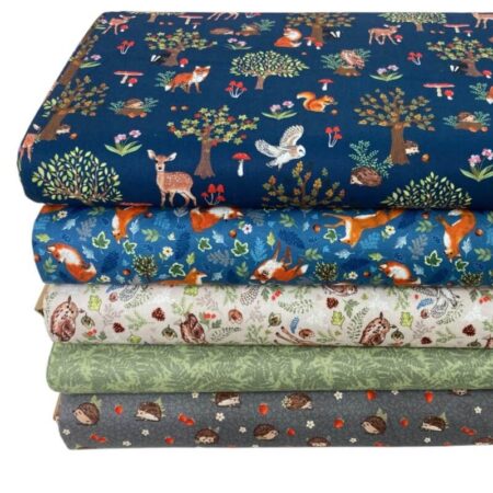 Forest Wonder Woodland Animals Cotton