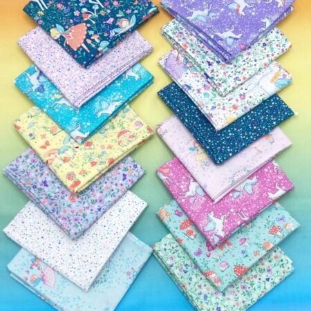 Fairy Dust Quilting Cottons by Makower - Image 2