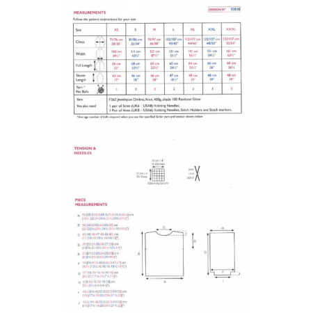 Sirdar Sweater Pattern 10838 - Image 2