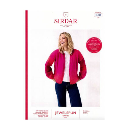 Sirdar Cardigan Pattern 10839